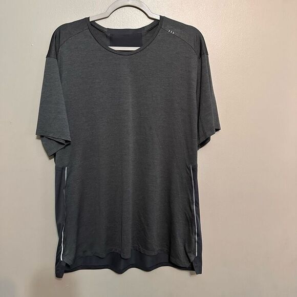 lululemon athletica Other - Lululemon Men's Fast Free Shirt Heathered Graphite Grey Graphite XL
